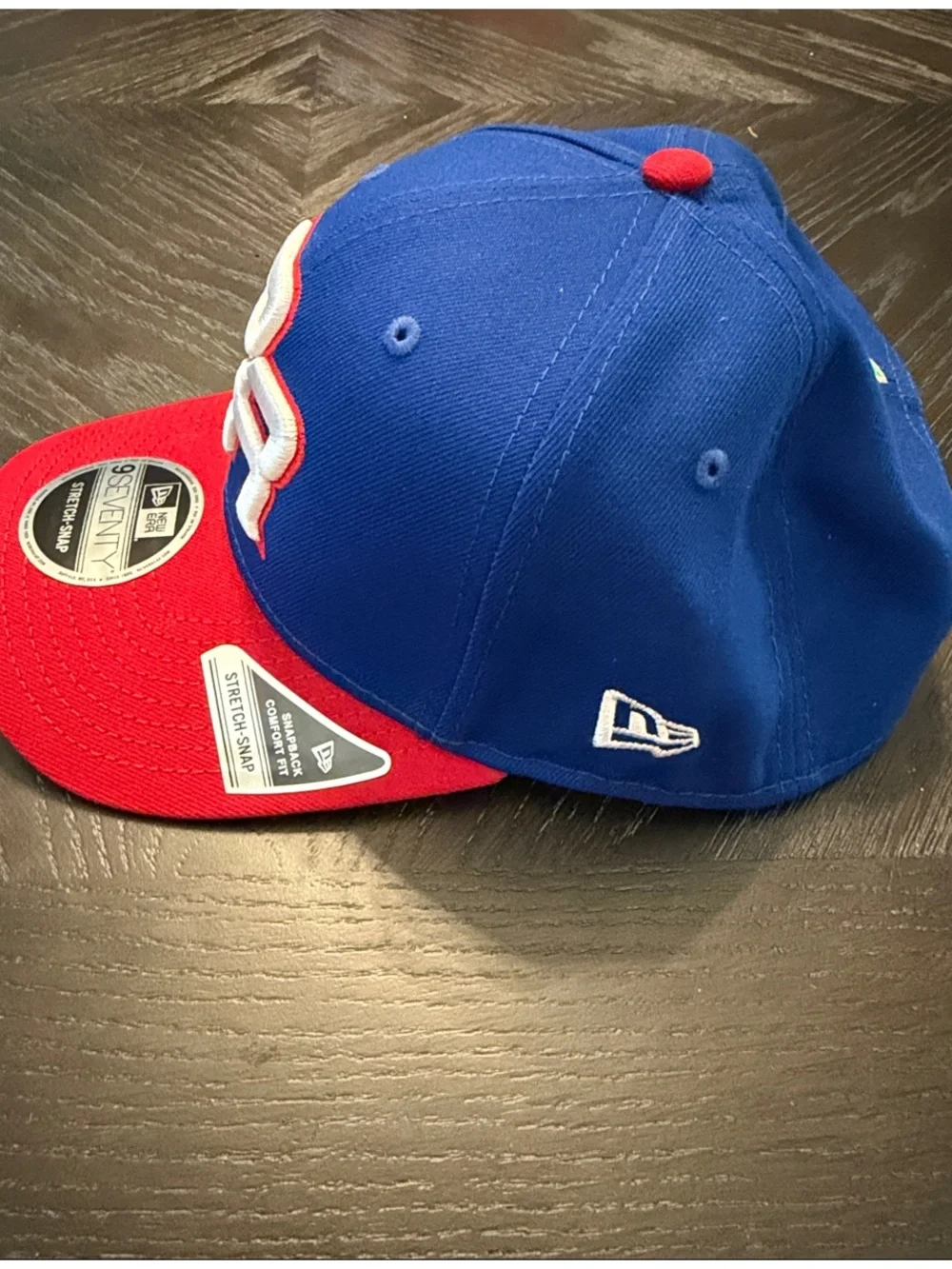 New Era Blue and Red Puerto Rico WBC 9FIFTY Stretch-Snap Cap